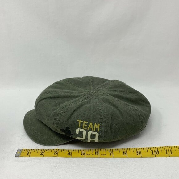Tokyo Disney Resorts - TEAM 28 Mickey Cabbie Style Green Cap Womens Hat - Picture 6 of 7